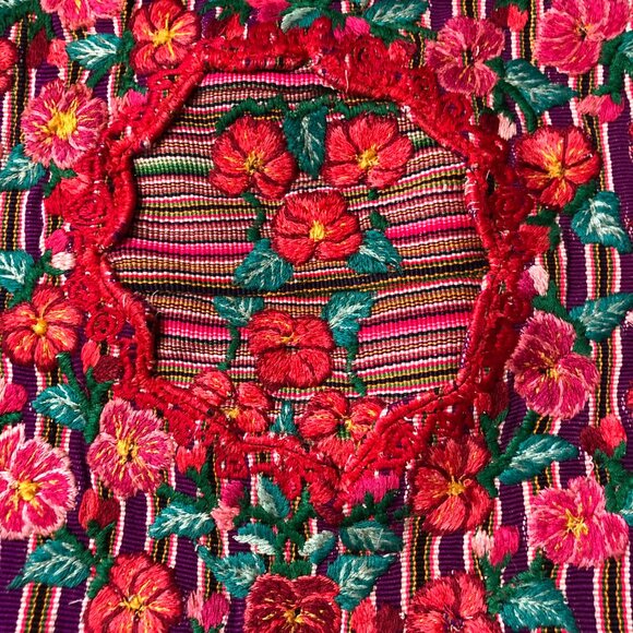 Vintage Handwoven Guatemalan Purse | Hippie Purse - Picture 3 of 10